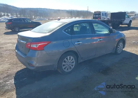 2017 Nissan Sentra Sv из США, поврежденный, VIN 3N1AB7AP1HY393398